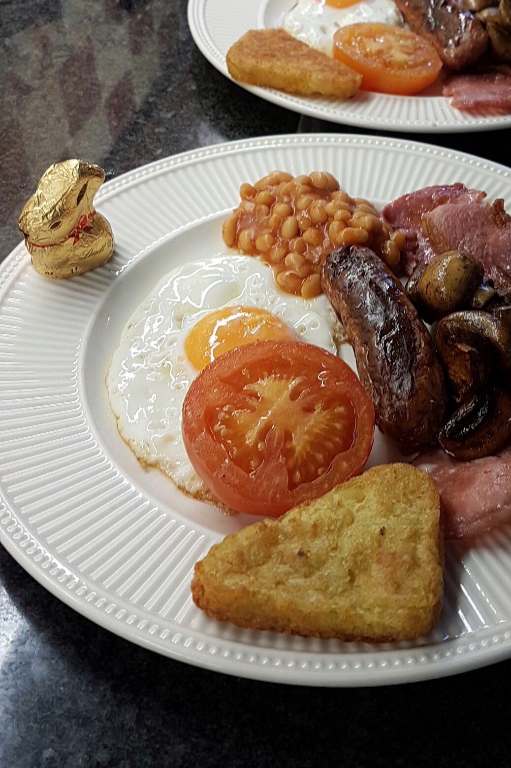 Frühstück im B&B, England